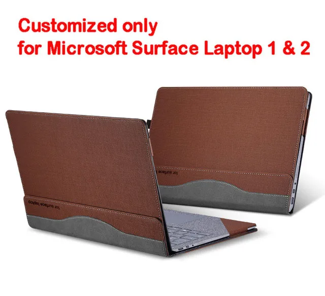 brown Съемный чехол для microsoft Surface Laptop 1 2 13,5 дюймов планшетный ПК ноутбук чехол Подставка для экрана клавиатура пленка ручка 2 в 1 - Цвет: brown