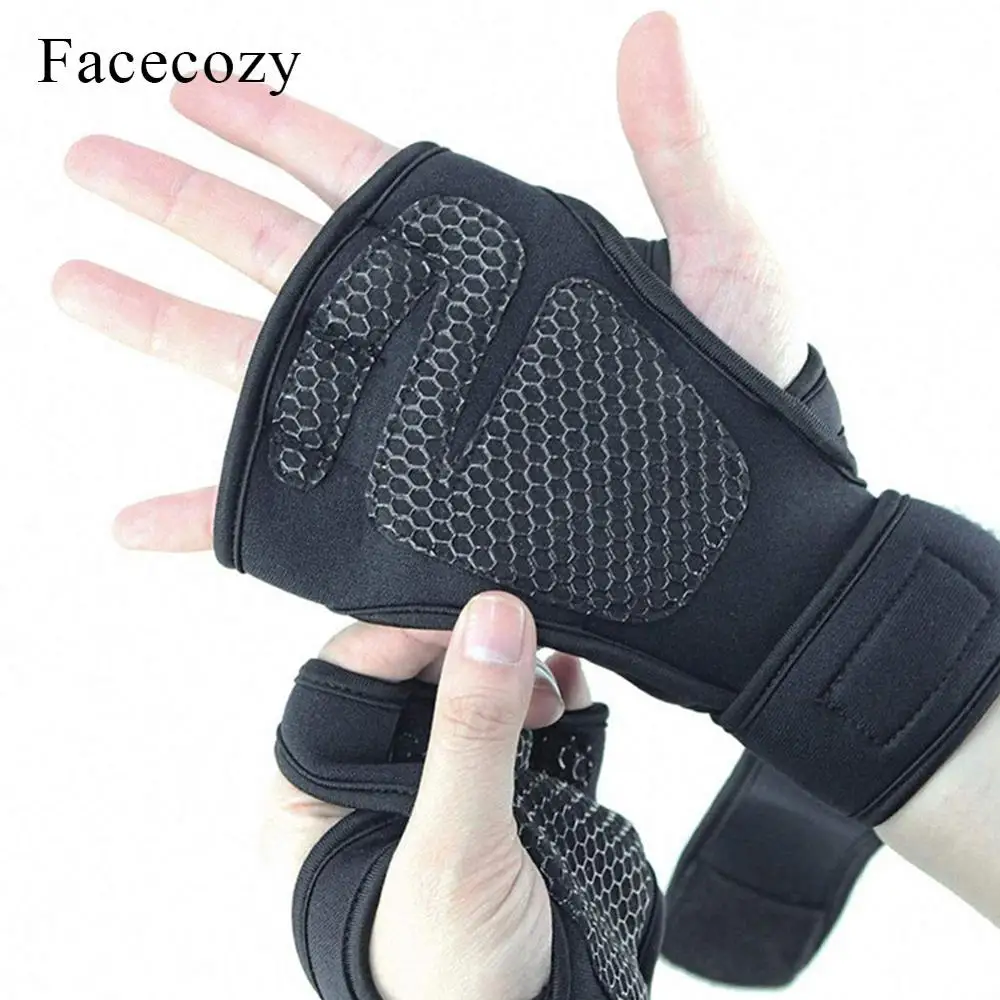 Facecozy перчатки для тренажерного зала с подшипником Нескользящие бодибилдинга
