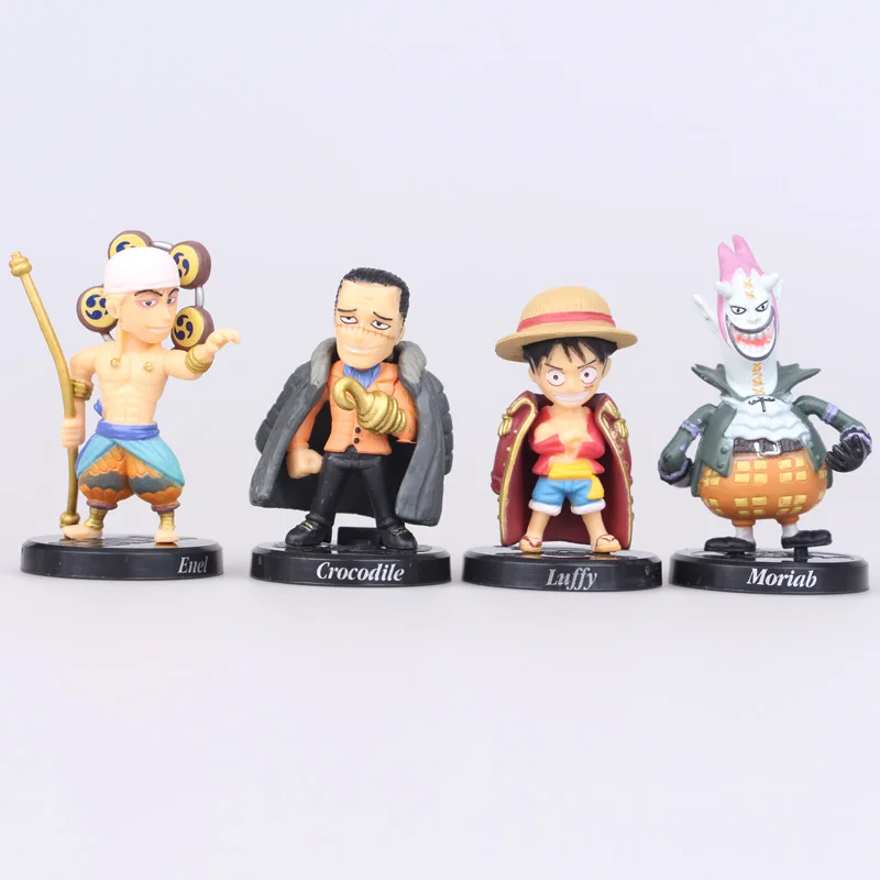 Новинка Лидер продаж 12 шт./компл. 5 см цельная экшн фигурка Akakami no shankusu mini luffy