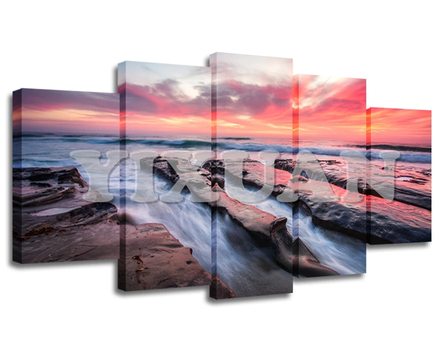 Холст настенные художественные картины декор для гостиной HD печать плакат 5 штук