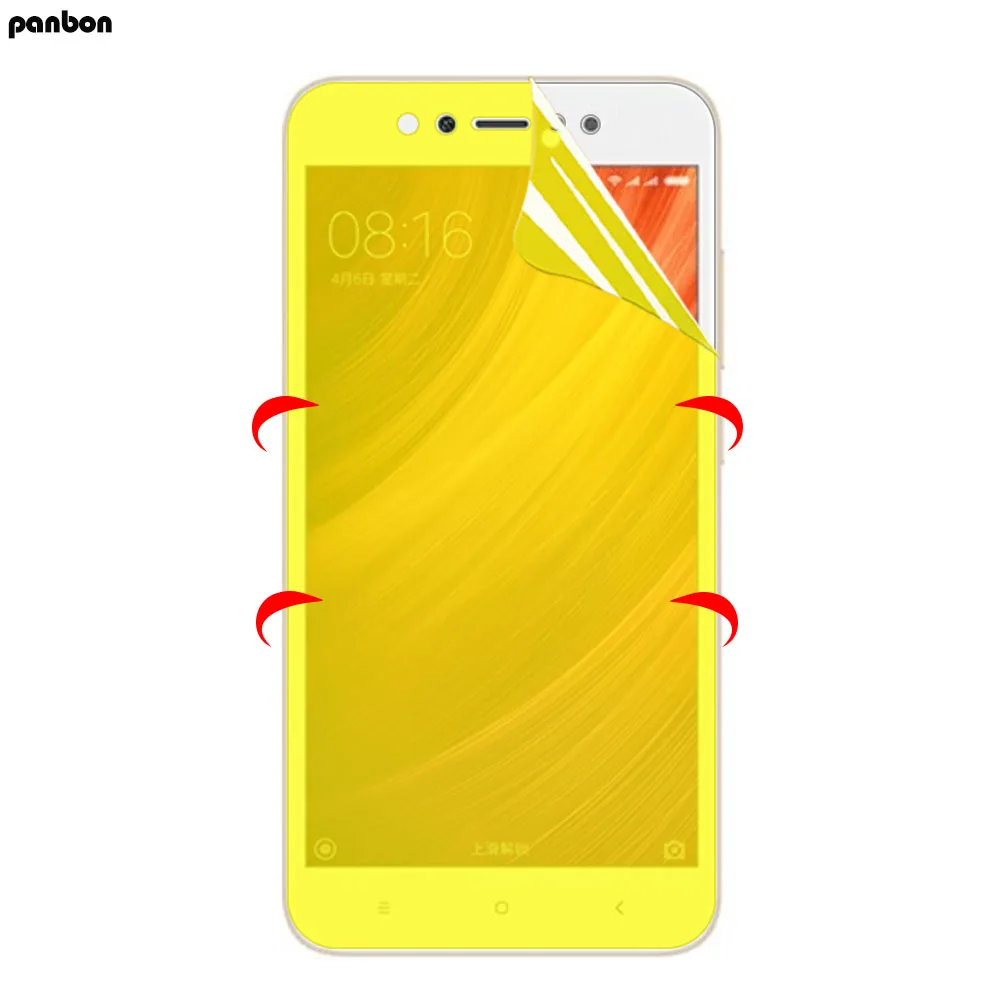 3D Защита экрана для xiaomi Redmi note 7 6 5 Pro 5A Prime y1 lite Гидрогелевая пленка защитный гель Защитная пленка