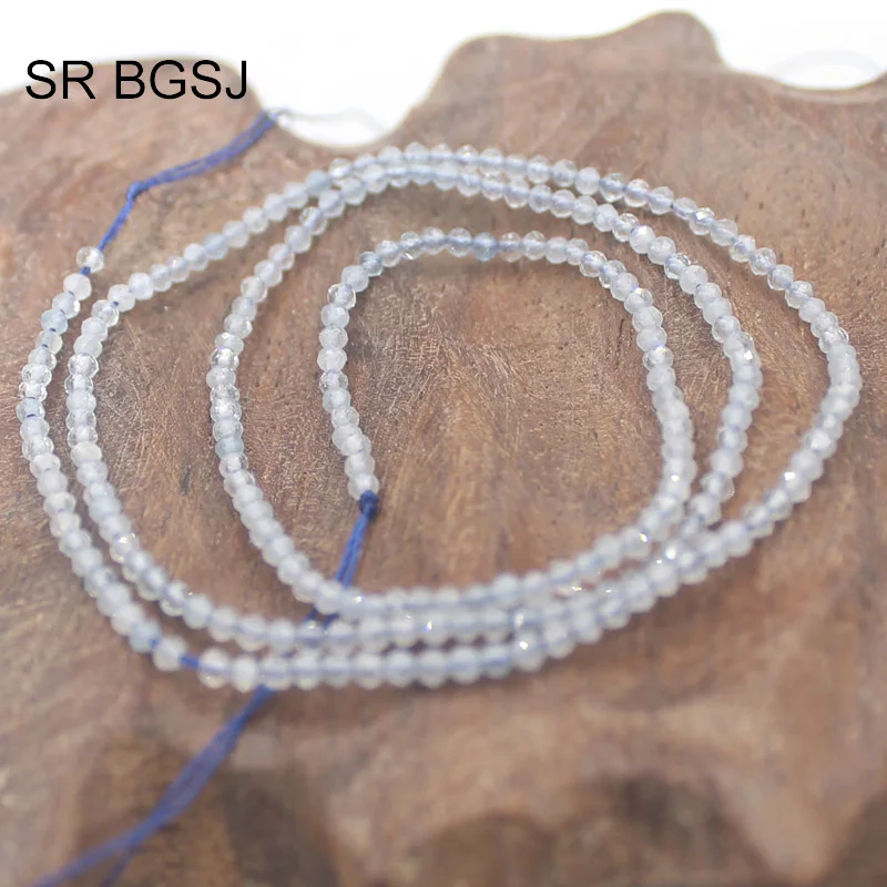 Free Shipping 2mm Round Faceted Kyanite Blue Stone Gems Wholesale Seed Bail Beads Strand 15&quot | Украшения и аксессуары