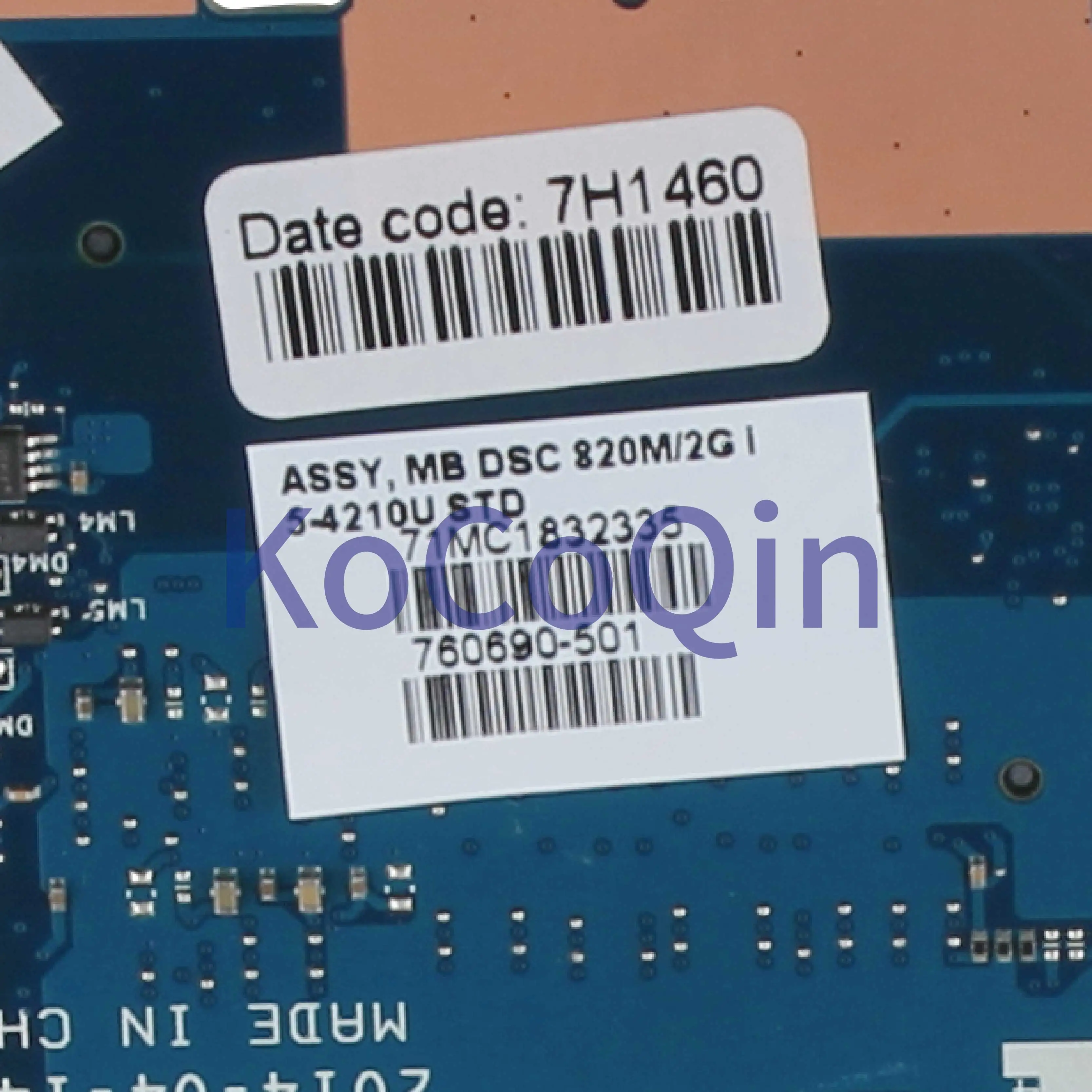 KoCoQin материнская плата для ноутбука HP 14 R ZS040 Core I5 4200U LA A993P 760690 001 501 SR1EF N15V GM S