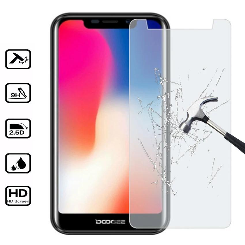 Закаленное стекло Для Doogee X70 Защитная пленка для экрана защитное стекло|Защитные