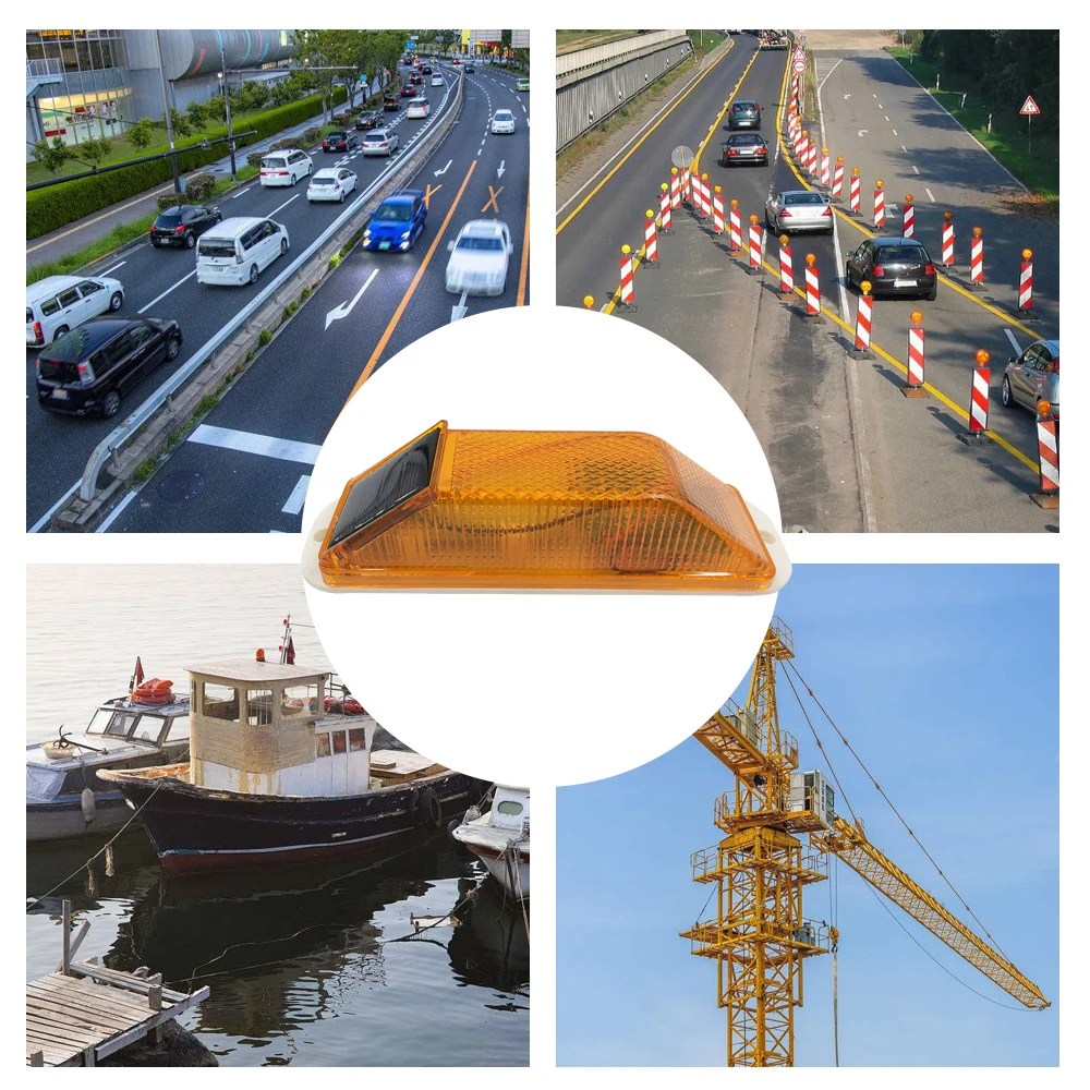 Сигнасветильник лампа на солнечной батарее чувствительный стробоскоп со