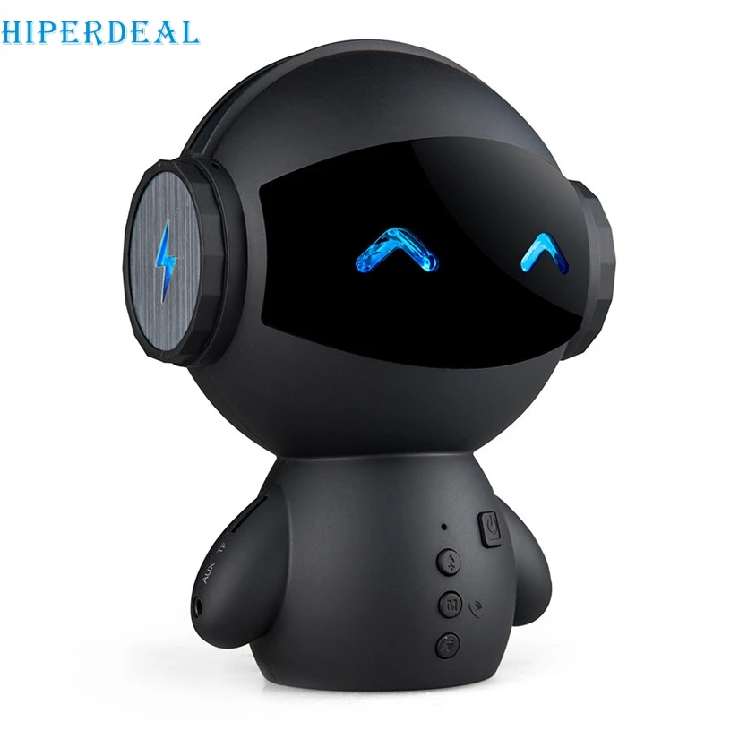 HIPERDEAL портативный милый робот Смарт Колонка Bluetooth динамик с музыкой звонки TF MP3 AUX