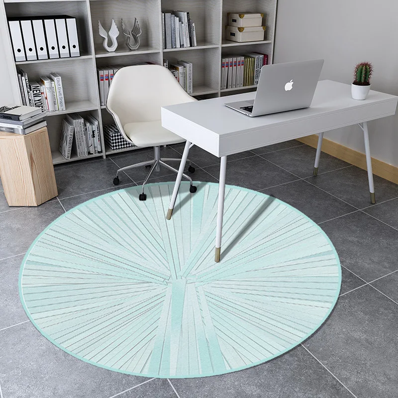 Round Carpets for Living Room Computer Chair Area Rug Children Cloakroom Rugs and Play Tent Floor Mat Nordic Gray Series | Дом и сад