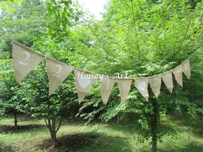 Свадебные баннеры из мешковины-реквизит для свидания и свадебных