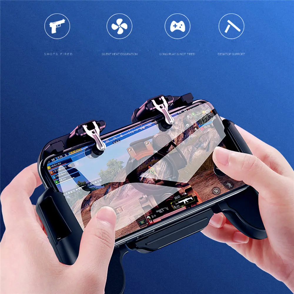 PUBG мобильный контроллер L1R1 геймпад кулер вентилятор для iOS Android джойстик огневой курок Pubg мобильный джойстик аксессуары