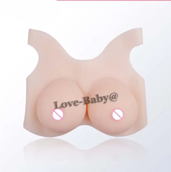 1 пара 1800 г E чашка реалистичные силиконовые формы груди Трансвестит грудь Прямая