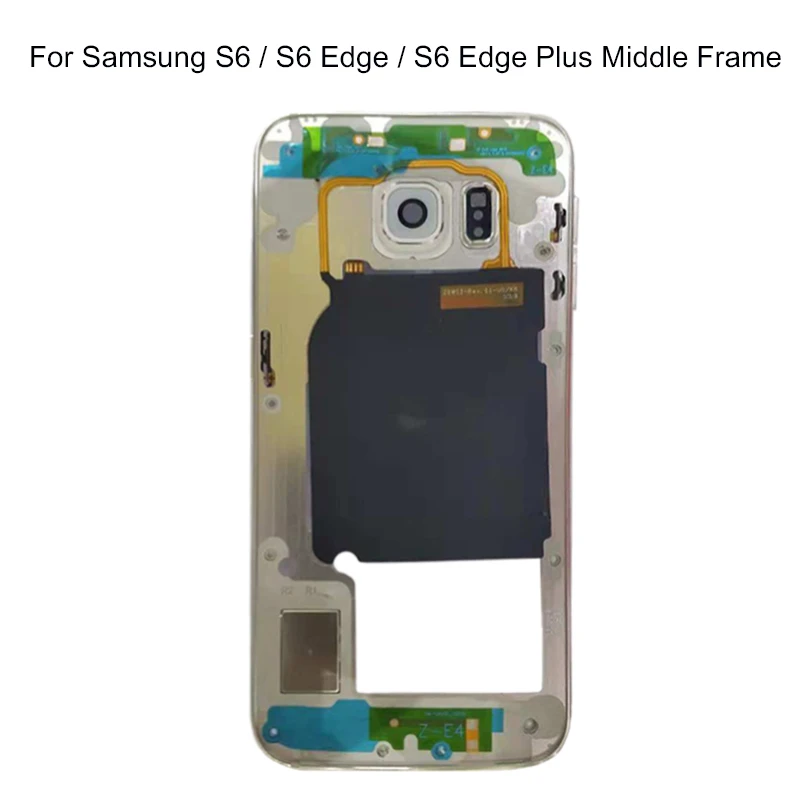 Для Samsung Galaxy S6 Edge G925 G925F Plus G928 Корпус ЖК дисплей средняя рамка Шасси пластина в