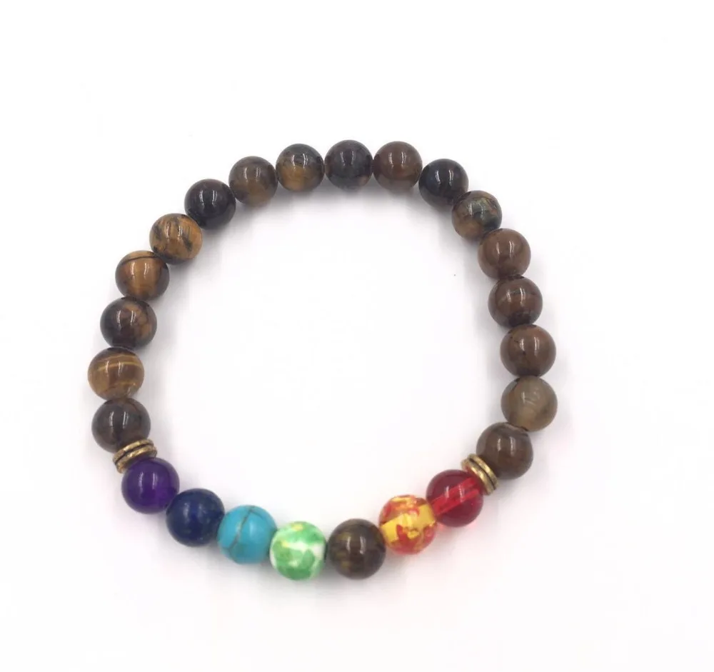 Браслет из вулканического камня с фиолетовыми бусинами 8 мм|Браслеты шармами| |