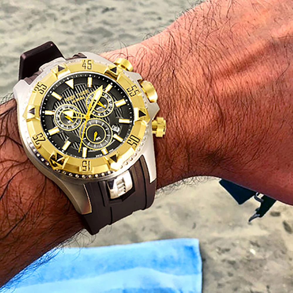 Часы Reef Tiger мужские спортивные кварцевые водонепроницаемые|Мужские часы| |