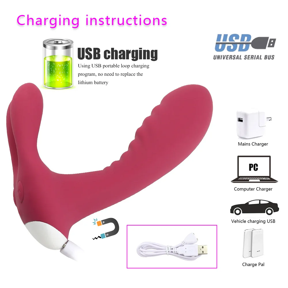 USB вибратор с беспроводным пультом дистанционного управления вибрирующие