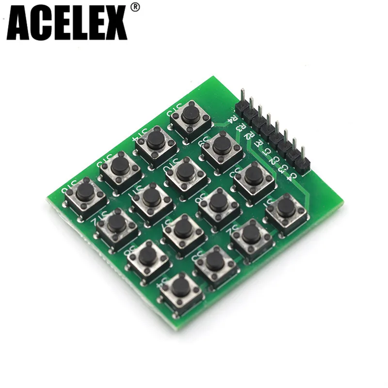 10 шт. 4x4 Матрица 16 клавиатура модуль Кнопка микроконтроллер для Arduino | Электроника