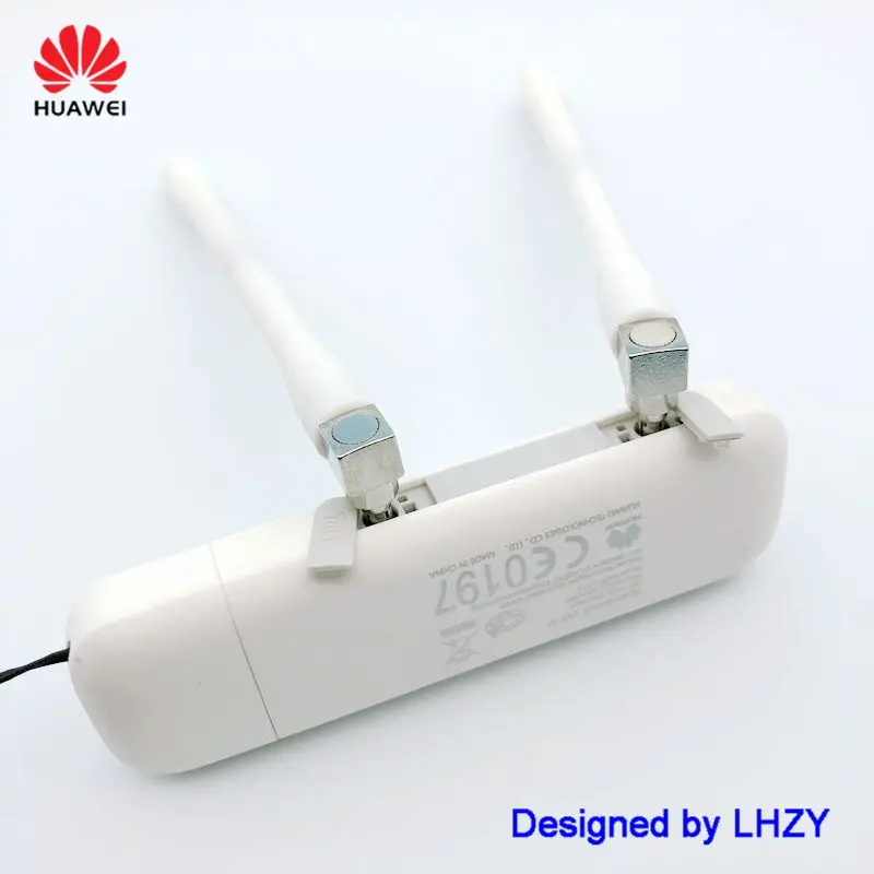 Разблокированный huawei E3372 E3372s-153 E3372s-153+ 2 шт CRC9 4G антенны 4G LTE 150 Мбит/с USB модем USB ключ Поддержка всех диапазонов