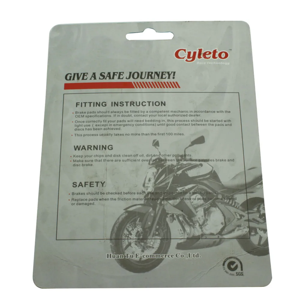 

Cyleto Motorcycle Front Brake Pads for KAWASAJKI Balius ZR250 2002 W650 1999-2005 W800 2011 EJ800 2011-2013 BJ 250 2002 2003