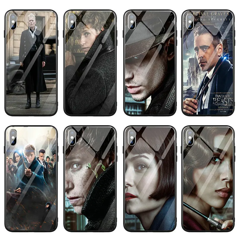 Чехол с изображением фантастических зверей гринделвальда для iPhone 5 5S SE X XR XS Max 6 6S 7