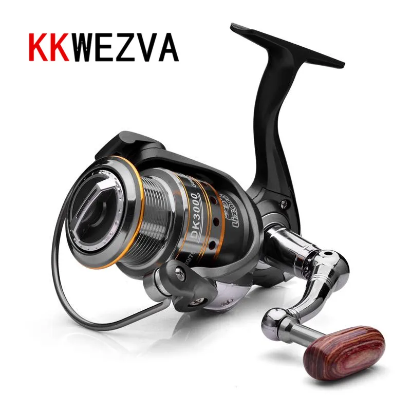 Металлическая Рыболовная катушка KKWEZVA 1000/2000/3000 для спиннинга 5 2: 1