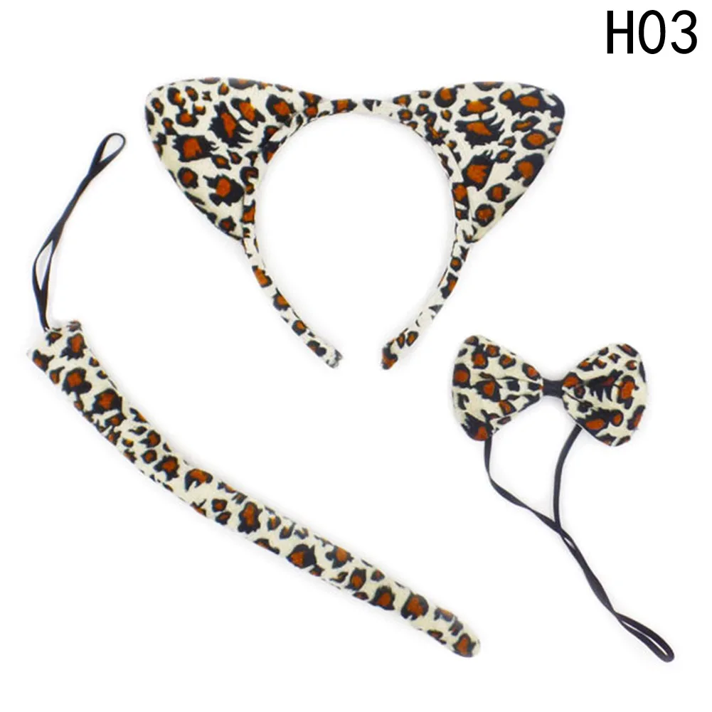 3 шт./компл. корейский фестиваль представление повязка на голову хвост Мультфильм