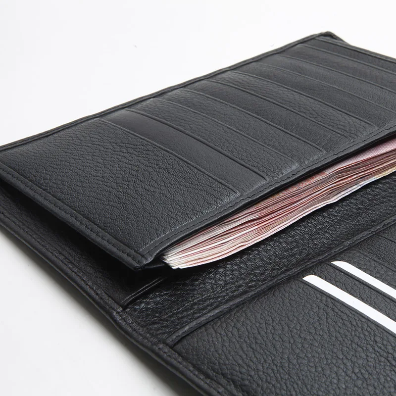 LANSPACE мужской кожаный бумажник мультихолдер ручной работы кошелек брендовый