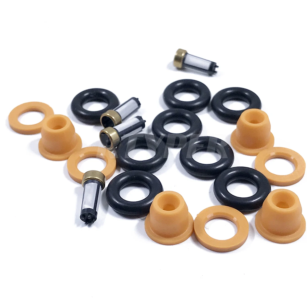 Четыре комплекта инжектора ремонтные наборы микро фильтр Oring пластиковая