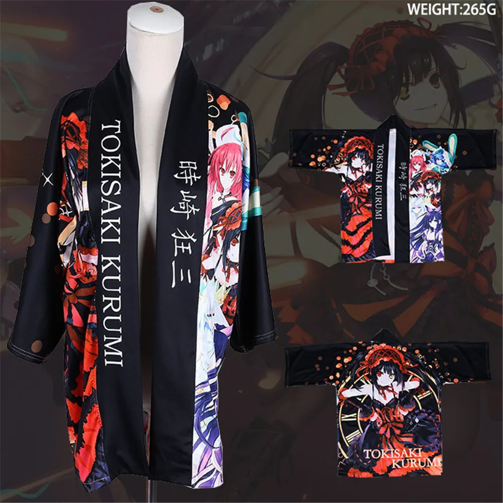 Японская мода повседневное кимоно юката аниме свидание кошмар токисаки Куруми