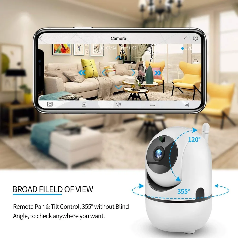 Беспроводная ip-камера 1080 P, облачная, интеллектуальная, человеческая, с автоматическим отслеживанием, домашняя, охранная, CCTV, сеть, мини, Wifi камера