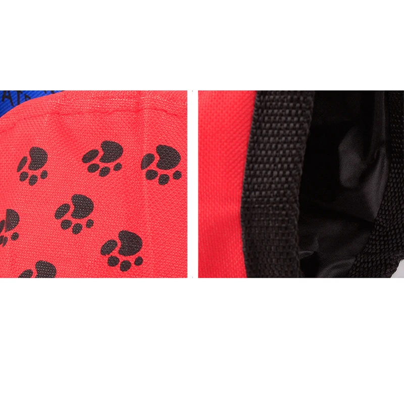 Складная поилка для кормления домашних питомцев чаша из ткани Оксфорд с водой