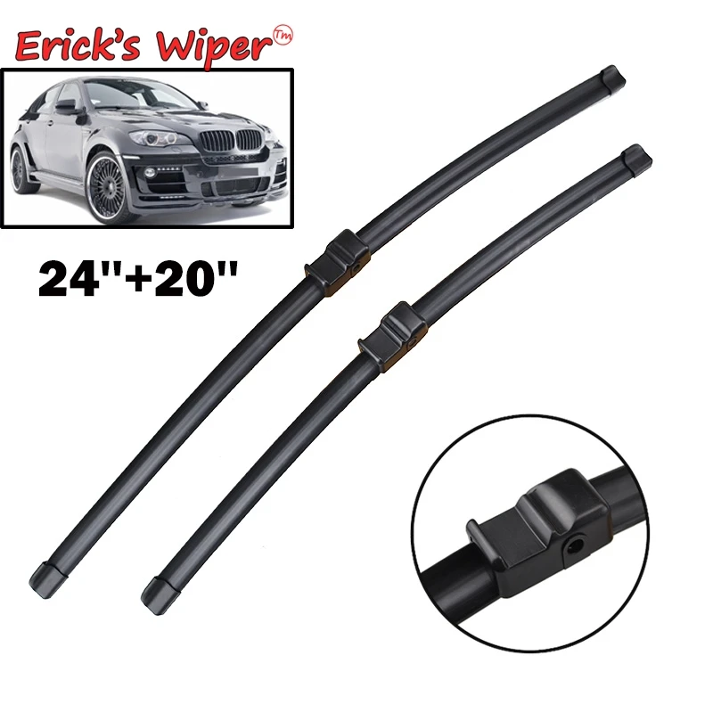 

Erick's Wiper LHD Front Wiper Blades For BMW X6 E71 E72 2008 - 2012 Windshield Windscreen Front Window 24"+20"