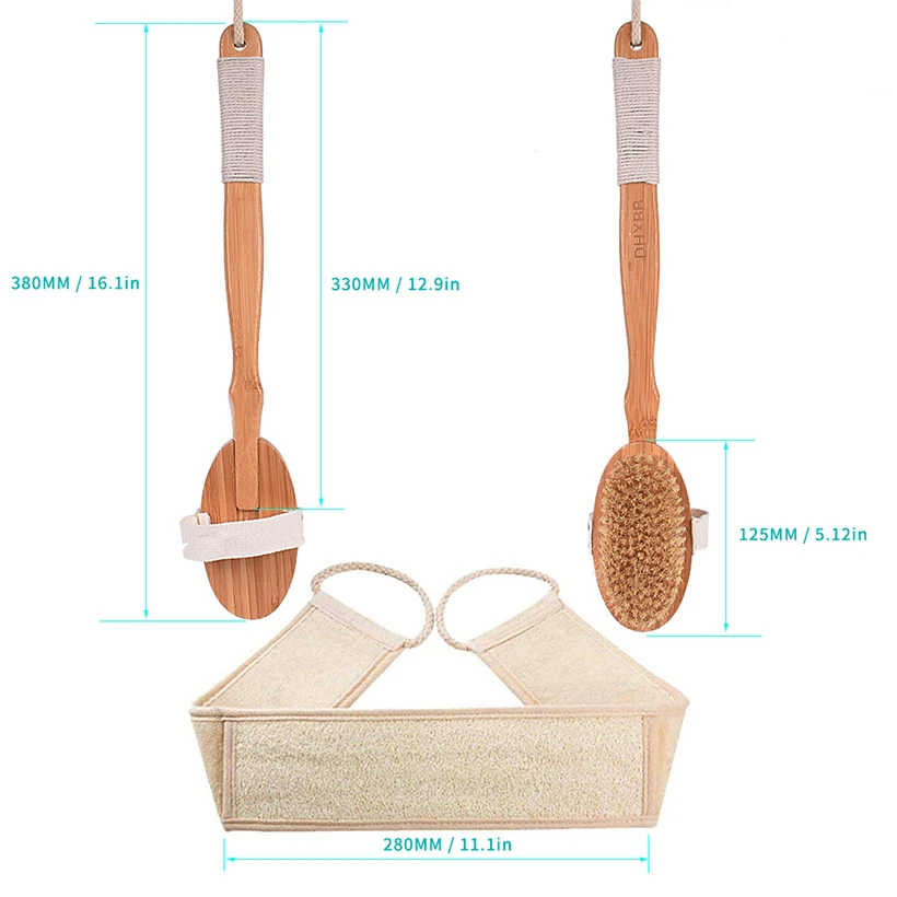 TREESMILE щетка из натуральной щетины сухая Длинная Деревянная Ручка щетинка для