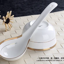 Костяной ковш большой Круглые ложки для сервировки корейский