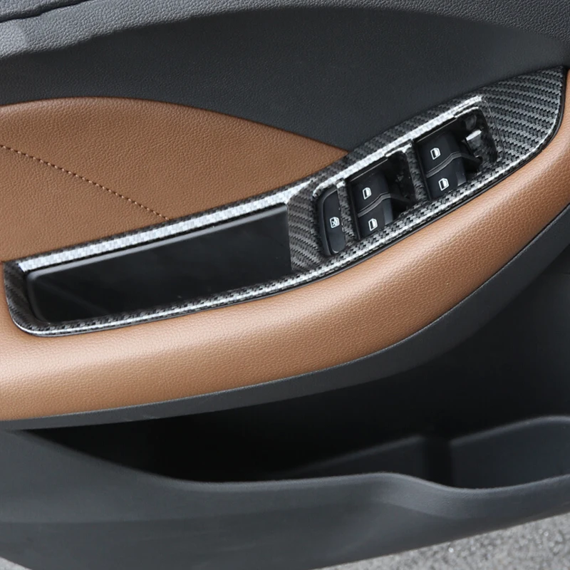 Для MG ZS 2018 ABS матовое/углеродное волокно левое управление дверной ручкой