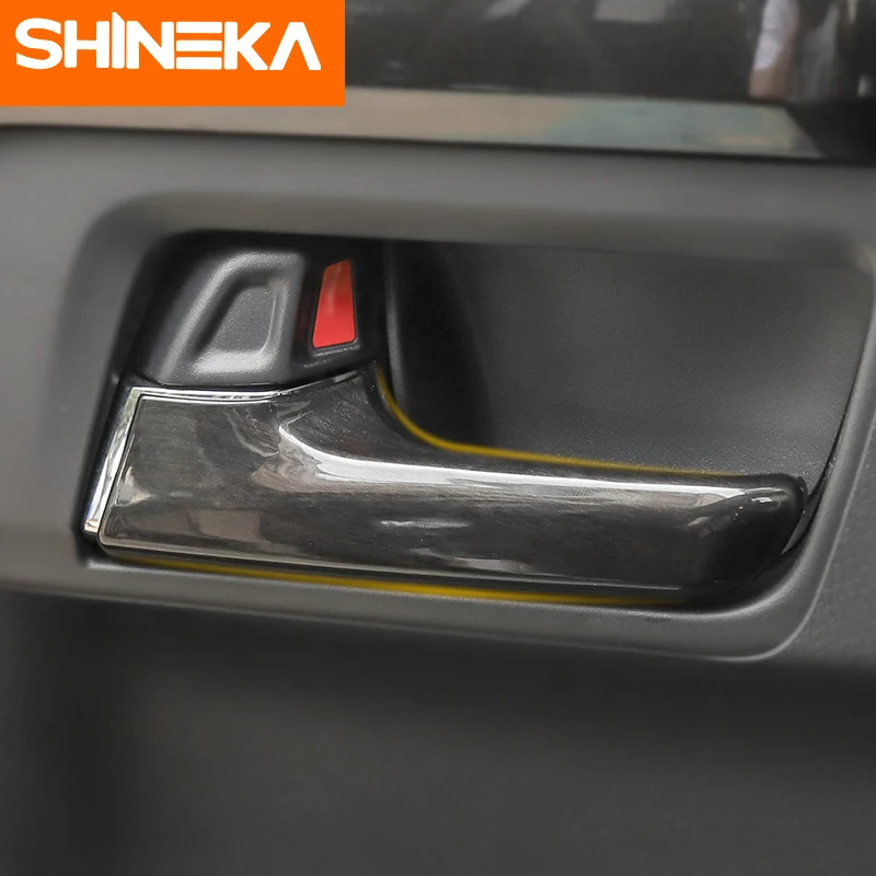 SHINEKA литье под интерьер для Toyota 4runner 2017 ABS внутренняя ручка автомобиля