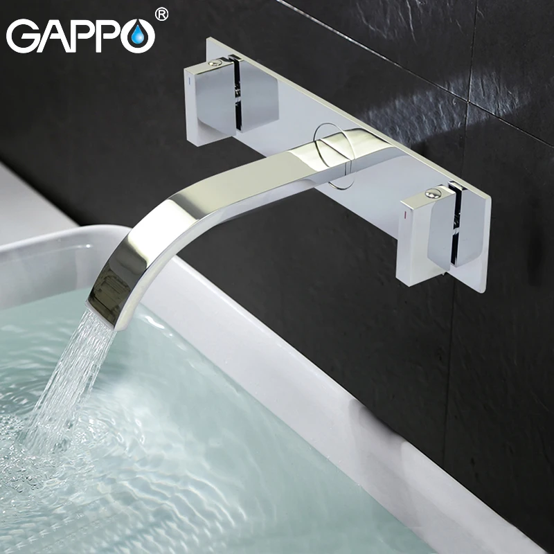 

GAPPO Basin faucet basin mixer tap bathroom faucet brass wall mounted water sink mixer faucet bathroom waterfall