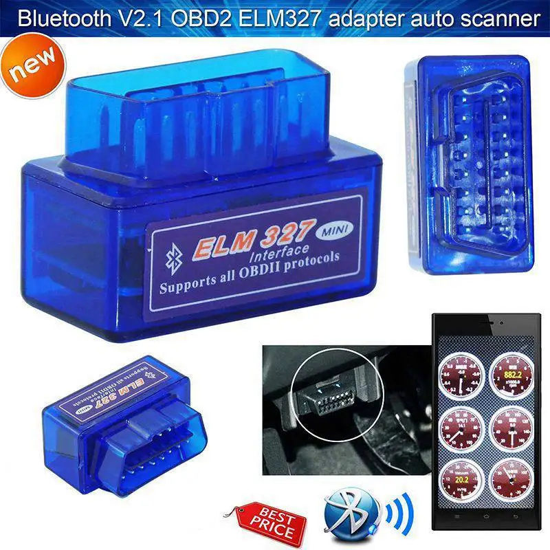 VicTsing Super Mini OBD2 ELM327 Bluetooth Автомобильный сканер Torque Android инструмент для