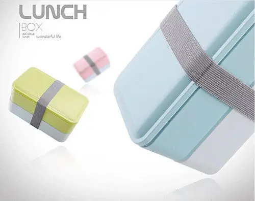 Японский микроволновый пластиковый Bento ланч бокс школьный контейнер для еды