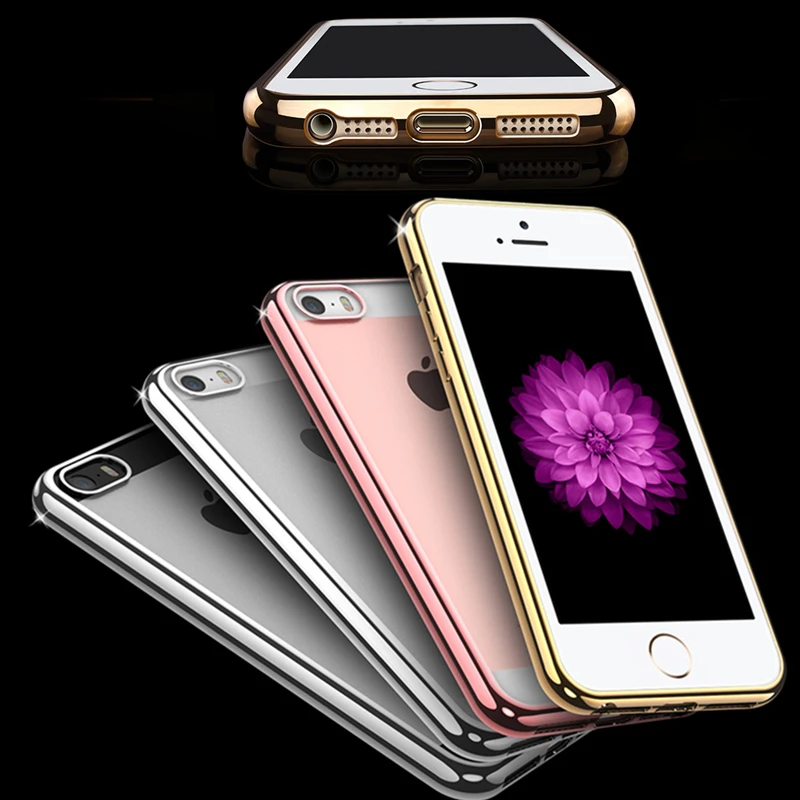 Мягкий силиконовый чехол NFH с покрытием из ТПУ для iPhone 5 5S 5SE ультратонкий
