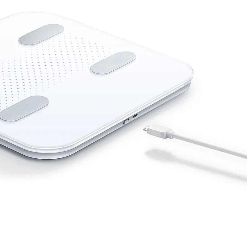 XIAOMI YUNMAI Интеллектуальный bluetooth весы для тела и жира Смарт-приложение весы для веса жира светодиодный дисплей usb зарядка Поддержка Android и IOS