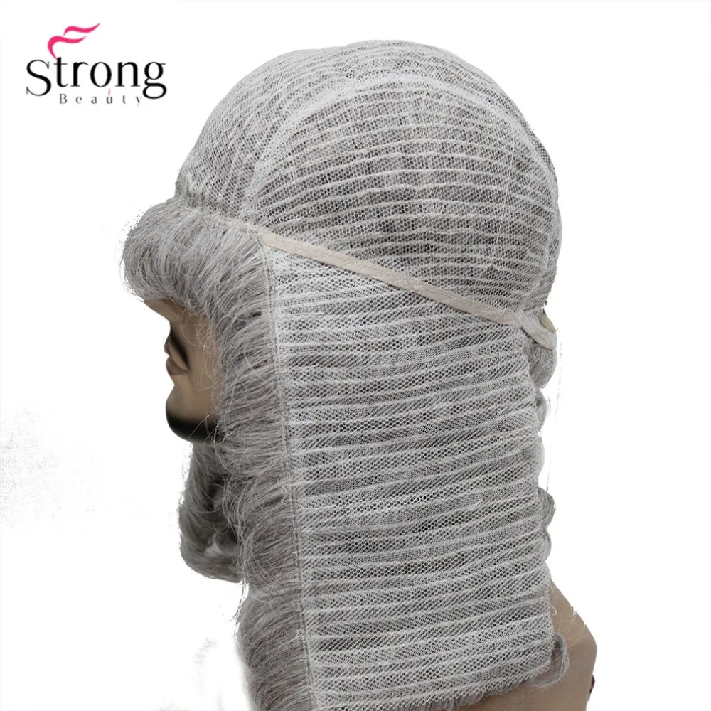 StrongBeauty, парик для судьей, британский Барристер, женский парик для работы с адвокатом, волосы, нарядное платье, костюм из синтетического волокна