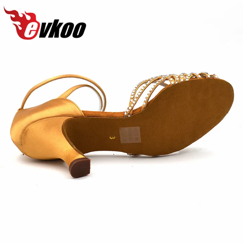 Туфли для латиноамериканских танцев со стразами каблук 7 см 5 см|ballroom dance shoes|latin