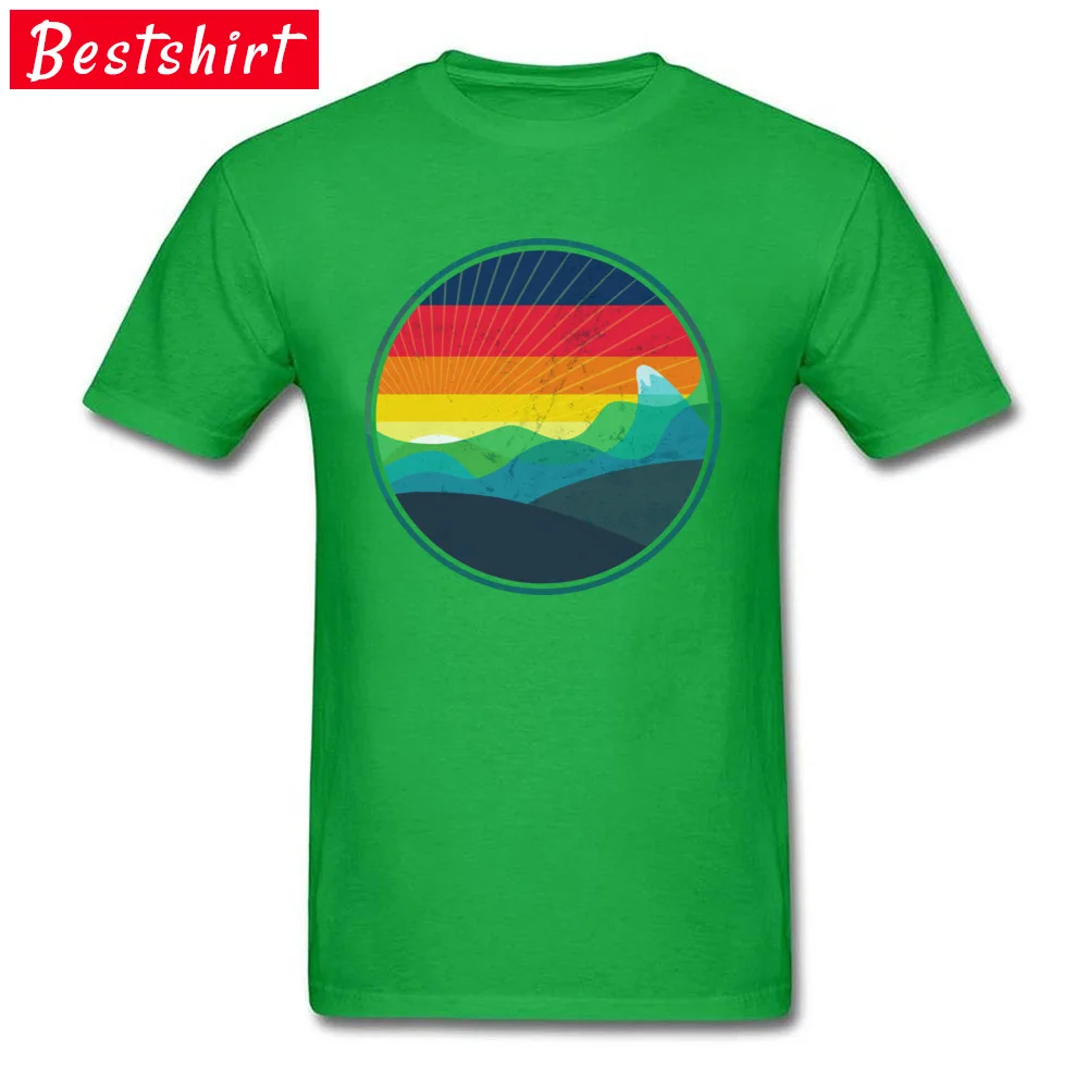 Высокое качество морской закат достопримечательности путешествия футболки