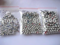 free shippment 100pcslot crystal gems ball replacement body piercing jewelry hot