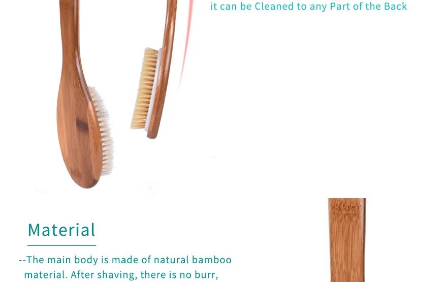 Dry Skin body Brush Exfoliate Improve Circulation&Cellulite Tools natural bristle Wooden SPA Woman SkinCare Dry Body Brush