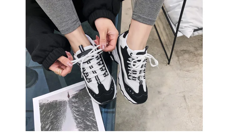 Leader Show Женские кроссовки тренд Flyknit легкая резиновая брендовая спортивная обувь для женщин Весенняя спортивная обувь для улицы Женская прогулочная обувь