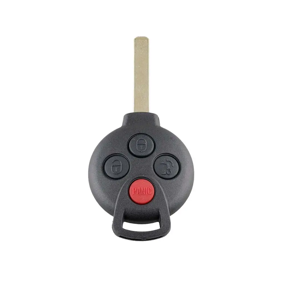 3 кнопки дистанционного ключа автомобиля оболочки для Mercedes-Benz Smart Fortwo 451 2007-2013 чехол дистанционного ключа Fob