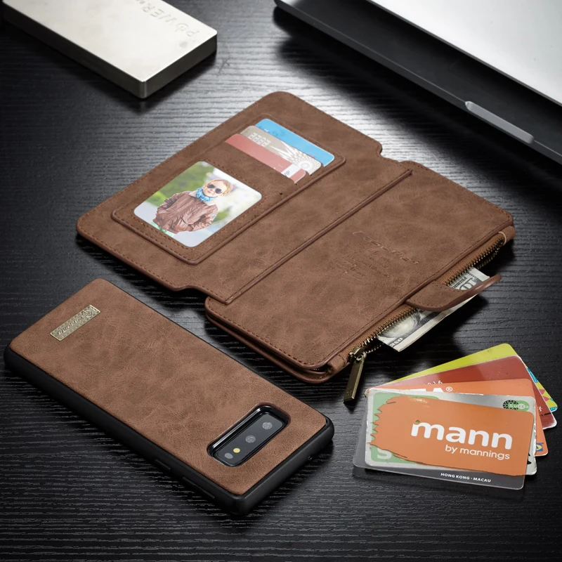 Case on For Coque Samsung Galaxy S10 5G Case Plus Leather Wallet Phone Cover For Samsung Galaxy S10 Plus S 10 S10 Lite Etui Capa