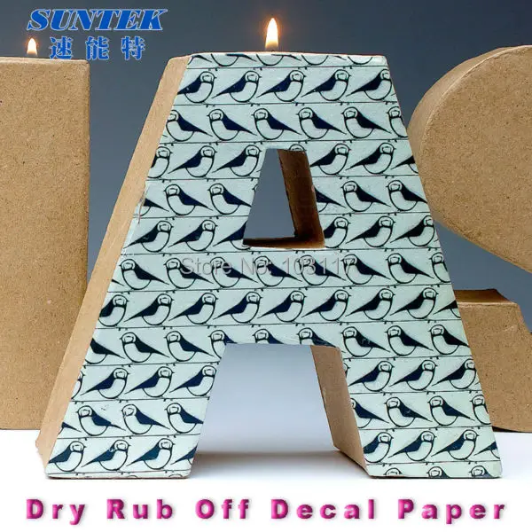 (5 шт./лот) образец переводной бумаги с сухой пленкой для творческого изображения