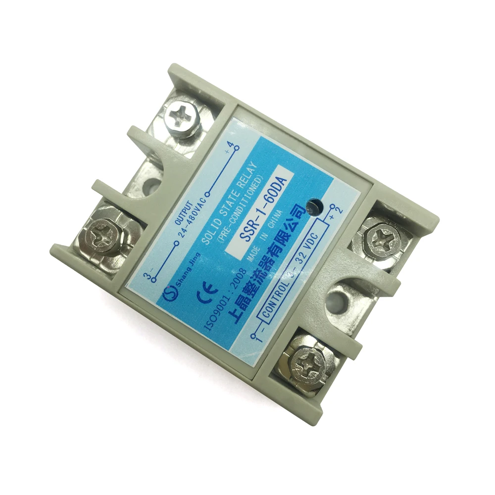 Новый 80A вход 3 ~ 32VDC выход 35 480VAC (DC AC) Однофазное твердотельное реле ssr индустрия для