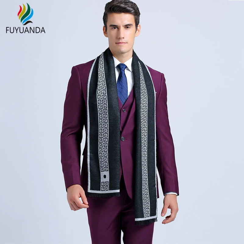 Хлопок Мягкий Шарф Для Мужчин Люксовый Бренд Плед Этническая Мода Старинные